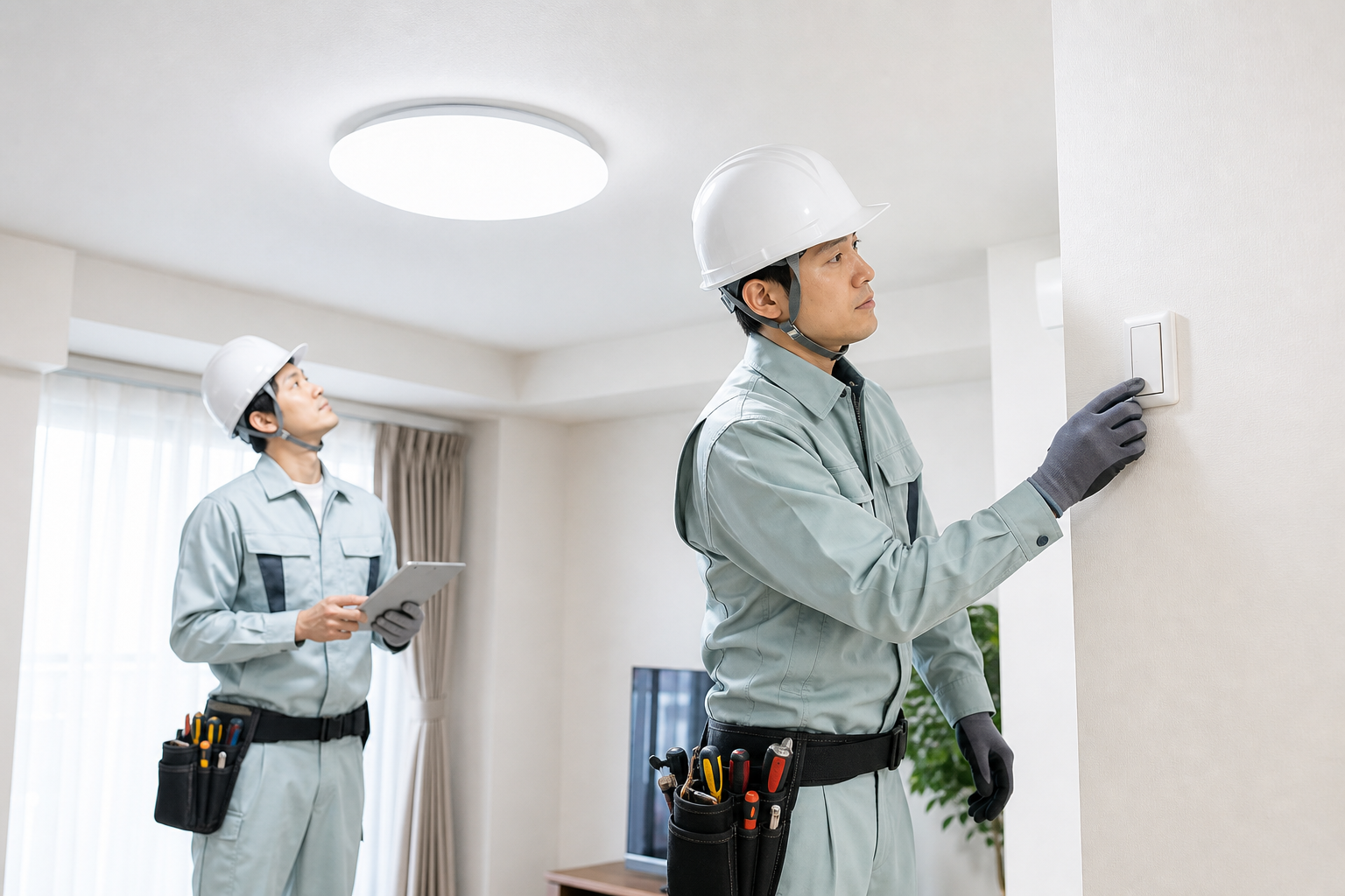 施工を終えた現場