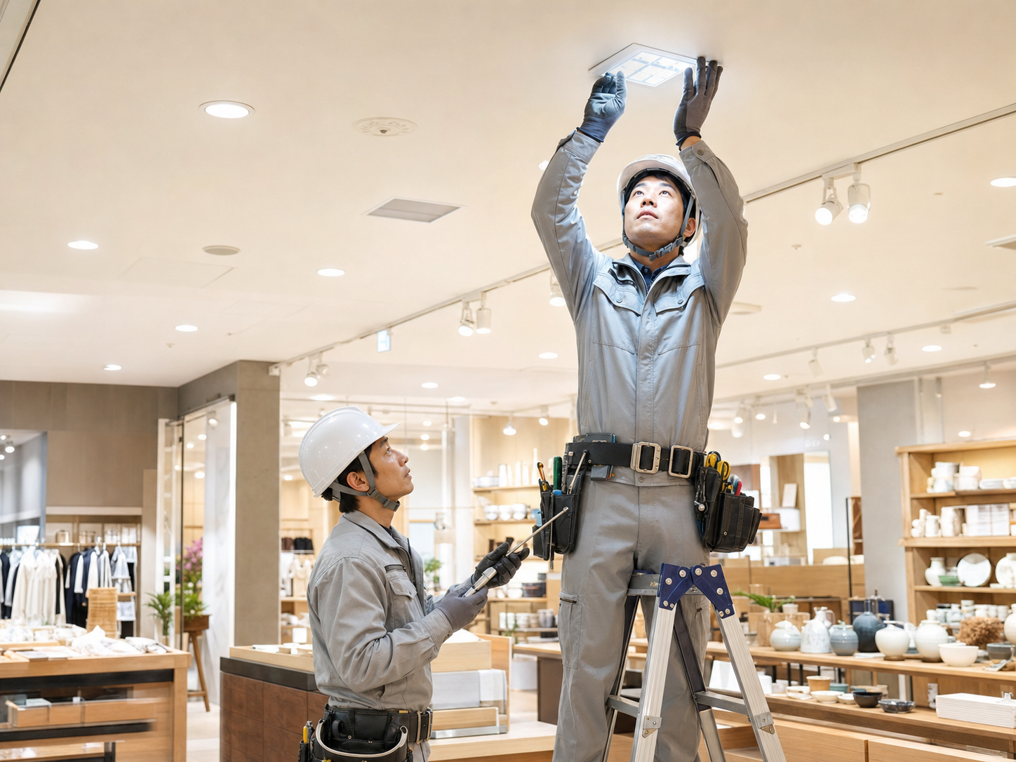 糸島市 Y様邸 店舗の照明LED化
